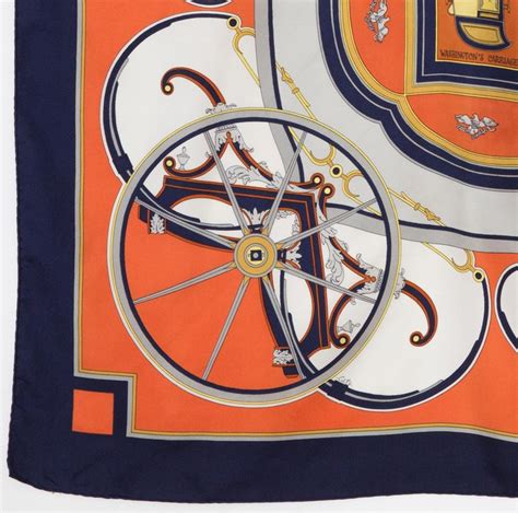 Hermes Silk Scarf Washington's Carriage 